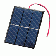 Μικρό φωτοβολταϊκό πάνελ Smm-6V-0,6W 74x62mm για πειράματα, κατασκευές, σχολικές ασκήσεις κ.α.