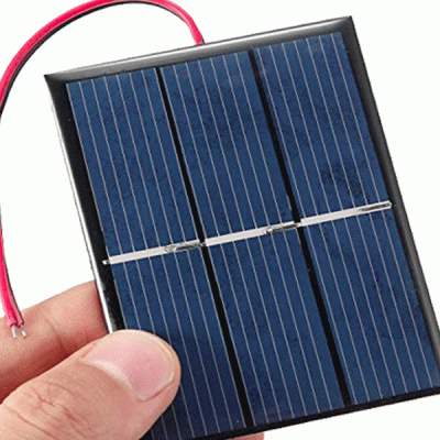Μικρό φωτοβολταϊκό πάνελ Smm-6V-0,6W 74x62mm για πειράματα, κατασκευές, σχολικές ασκήσεις κ.α.
