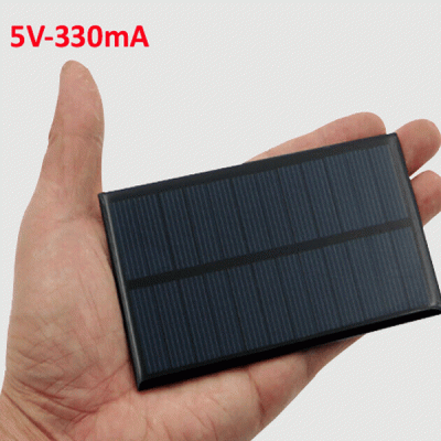 Μικρό φωτοβολταϊκό πάνελ Smm-5V-1W 100x60mm κατάλληλο για πειράματα, κατασκευές κ.α.