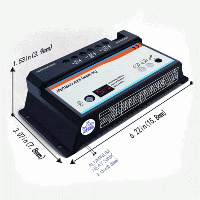 Ρυθμιστής φόρτισης Epsolar Epipdb-Com 10A 12V/24V για φωτοβολταϊκά συστήματα