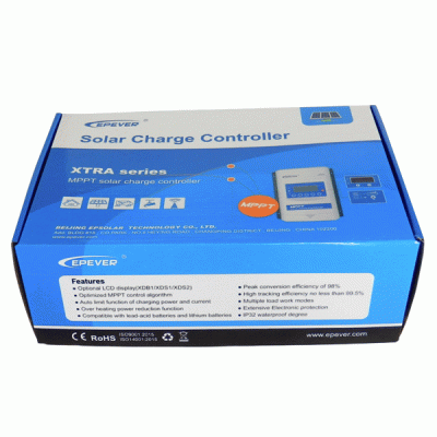 Ρυθμιστής φόρτισης Epsolar Xtra2210N Xds2 20A 12V / 24V με απομονωμένη RS485 θύρα επικοινωνίας