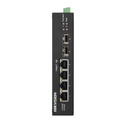 Switch με 3 Θύρες Ethernet και 2 SFP Θύρες Hikvision DS-3T0506HP-E/HS Unmanaged L2 PoE+ Switch με 3 Θύρες Ethernet και 2 SFP Θύρες Hikvision DS-3T0506HP-E/HS Unmanaged L2 PoE+