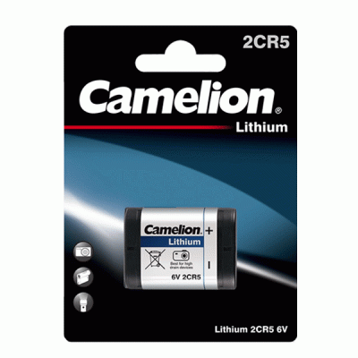 Μπαταρία Camelion λιθίου 6V 2Cr5-Bp1 κατάλληλη για χρήση σε φωτογραφικές μηχανές