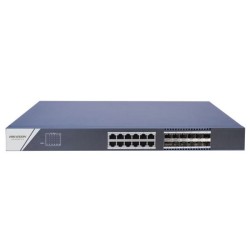Ethernet Layer 2 Gibabit Switch Hikvison DS-3E0524TF με 12 θύρες  x 10/100/1000 RJ45 + 12 x Gigabit SFP ports 48 Gbps backplane