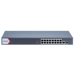 Smart Managed Ethernet Hikvision DS-3E1518P-EI V2 18 port Gigabit Switch, 16 x 1000 PoE+ 30W