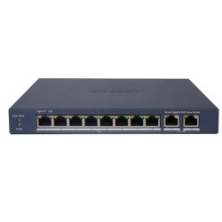 Smart Managed Ethernet Hikvision DS-3E1510P-EI/M 10 port Gigabit Switch, 8 x 1000 PoE+ 30W 