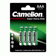 Μπαταρίες αλκαλικές απλές Camelion Super Heavy Duty AAA R03P-Bp4G 1,5V σε blister 4 τεμαχίων