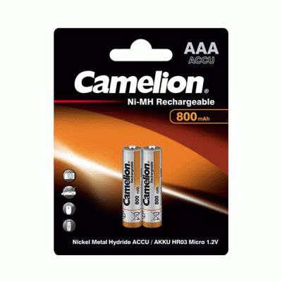 Μπαταρία επαναφορτιζόμενη AAA Camelion Nh-Aaa800-Bp2 1,2V 800mAh Μπαταρία επαναφορτιζόμενη AAA Camelion Nh-Aaa800-Bp2 1,2V 800mAh