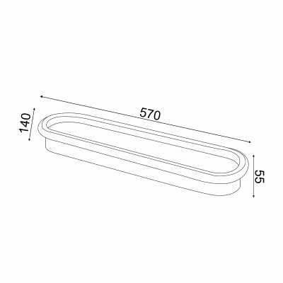 ΟΡΟΦΗΣ ΦΩΤΙΣΤΙΚΟ LED SOLO 33W DIMΜABLE CCT 3300LM  ΜΕΤΑΛΛΙΚΟ ΛΕΥΚΟ  IP20