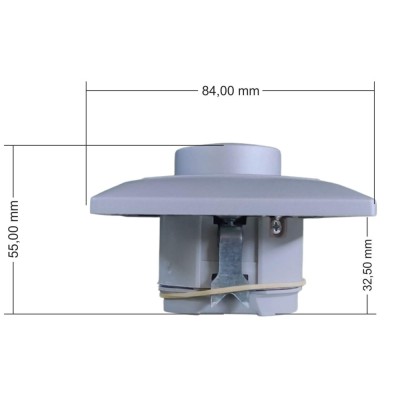 Dimmer – ροοστάτης μπεζ χωνευτός Century Control VAL-55 για LED DIMMABLE, 6–155W