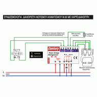Συσκευή ελέγχου φωτισμού & κλιματισμού M-30, 230V AC / 50Hz, για συνεργασία με καρτοδιακόπτη