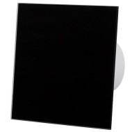 Εξαεριστήρας μπάνιου AirRoxy Standard 8W 230V Ø100 93 m³/h 50Hz 28db με μαύρη ματ γυάλινη πρόσοψη