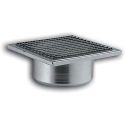 Μεταλλική περσίδα εξαερισμού Φ110mm 150x150mm inox ανθεκτική σε υψηλές θερμοκρασίες -40ºC - +300ºC Μεταλλική περσίδα εξαερισμού Φ110mm 150x150mm inox ανθεκτική σε υψηλές θερμοκρασίες -40ºC - +300ºC