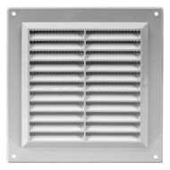 Περσίδα εξαερισμού λευκή 150x150mm πλαστική τετράγωνή Europlast VR1515 με πλέγμα προστασίας Περσίδα εξαερισμού λευκή 150x150mm πλαστική τετράγωνή Europlast VR1515 με πλέγμα προστασίας