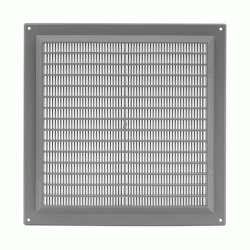 Περσίδα εξαερισμού γκρι 250x250mm πλαστική τετράγωνή Europlast VR2525P με πλέγμα προστασίας Περσίδα εξαερισμού γκρι 250x250mm πλαστική τετράγωνή Europlast VR2525P με πλέγμα προστασίας