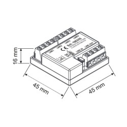 Διακλαδωτήρας URMET 1083/55 για συστήματα 2Voice με προστασία από βραχυκύκλωμα εξόδου