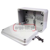 Κουτί χειρισμού εξωτερικό MARLANVIL 007XPl 100x80x60mm με αδιαφανες καπάκι στεγανό IP66