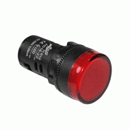Ενδεικτική λυχνία Led πόρτας πίνακος 230V Φ22mm κόκκινη
