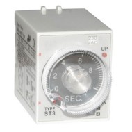 Χρονικό καθυστέρησης 230V AC 3A 8 πόδια με 2 μεταγωγικές επαφές, 1+1, ρύθμιση 1sec-80min