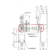 Διακόπτης τέρματος LL8XCK-P145 πλαστική σειρά LL8XCK IP65 LONGJING