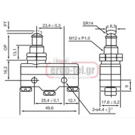 Διακόπτης τέρματος ΜΙΝΙ σειρά ΤΜ IP40 TM-1307 Διακόπτης τέρματος ΜΙΝΙ σειρά ΤΜ IP40 TM-1307