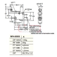 Διακόπτης τέρματος μιρκό V-156 σειρά V IP40 LONGJING