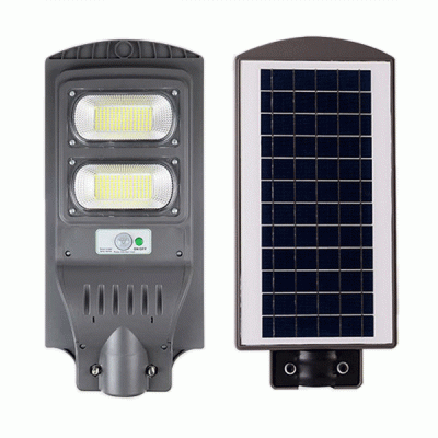 Αυτόνομο ηλιακό φωτιστικό LED 60W ψυχρό φως 6000k με αισθητήρα κίνησης στεγανό IP65