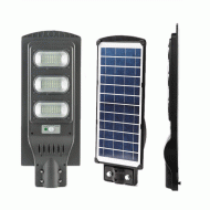 Αυτόνομο ηλιακό φωτιστικό LED 90W 62,5x24cm με αισθητήρα κίνησης ψυχρό φως 6000k στεγανό IP65
