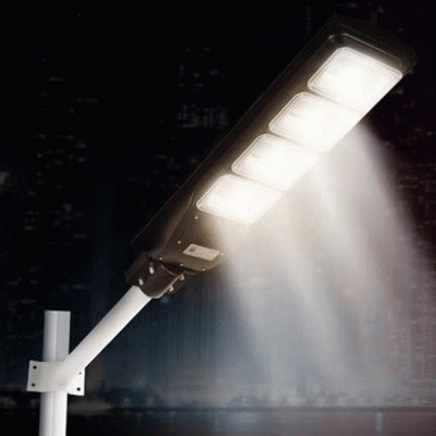 Αυτόνομο ηλιακό φωτιστικό LED 120W με αισθητήρα κίνησης ψυχρό φως 6000k στεγανό IP65