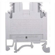 Κλέμμα ράγας έγχρωμη - λευκή 4mm KUT 4 WHITE Κλέμμα ράγας έγχρωμη - λευκή 4mm KUT 4 WHITE