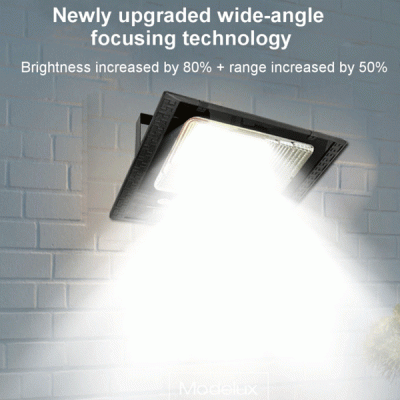 Αυτόνομος ηλιακός προβολέας LED. Hsl-1909-60W ψυχρό φως 6000k με τηλεχειριστήριο