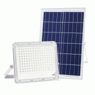 Ηλιακός αυτόνομος προβολέας Led 100W με ψυχρό φως 6000k πλαστικός Hsl-3855 και τηλεχειριστήριο