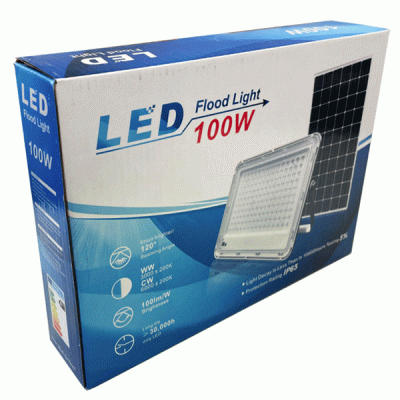 Ηλιακός αυτόνομος προβολέας Led 100W με ψυχρό φως 6000k πλαστικός Hsl-3855 και τηλεχειριστήριο Ηλιακός αυτόνομος προβολέας Led 100W με ψυχρό φως 6000k πλαστικός Hsl-3855 και τηλεχειριστήριο
