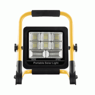 Ηλιακός φορητός προβολέας Led Hsl-2350-50W ψυχρό φως 6000k με λειτουργία powerbank