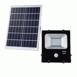 Ηλιακός προβολέας LED αυτόνομος Hsl-Tgd-3520-20W ψυχρό φως 6000k με αισθητήρα κίνησης