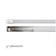Λάμπα led τύπου φθορίου T8 γυάλινη 120cm 18W 230V 4000K ενδιάμεσο φως 210° με τροφοδοσία στο 1 άκρο