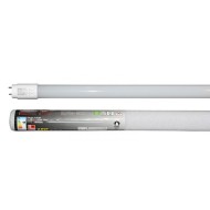Λάμπα led τύπου φθορίου T8 γυάλινη 120cm 18W 230V 4000K ενδιάμεσο φως 210° με τροφοδοσία στο 1 άκρο