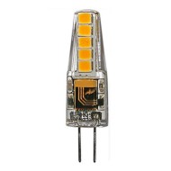 Λάμπα led G4 σιλικόνης 2.5W 12VAC/DC ντιμαριζόμενη δέσμης 360° 4000K ενδιάμεσο φως 220 lumen