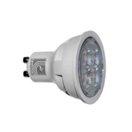 Λάμπα led GU10 ισχύος 10W 230V 4000k ενδιάμεσο φως δέσμης 38° 1000lm Ø50mm