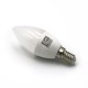 Λάμπα led κεράκι Ε14 3W 230V 6200k ψυχρό λευκό φως 300 lumen σώμα από αλουμίνιο με πλαστικό Λάμπα led κεράκι Ε14 3W 230V 6200k ψυχρό λευκό φως 300 lumen σώμα από αλουμίνιο με πλαστικό