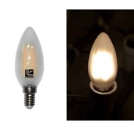 Διακοσμητική λάμπα led COG κεράκι ματ Ε14 ισχύος 6W 230V 2800k θερμό λευκό φως 660 lumen