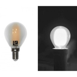Λάμπα led filament Ε14 σφαιρική COG 6W 230V 4000k ενδιάμεσο φως δέσμης 360° 700lm με ματ κάλυμμα