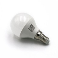 Λάμπα LED σφαιρική E14 5W 230V θερμό φως 3000k 400Lumen δέσμης 220° value