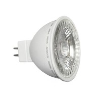 Λάμπα led MR16 λευκο 5W 12VAC/DC 4000k ενδιάμεσο λευκό φως δέσμης 30° 480 lumen Ø50mm