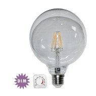 Λάμπα led Globe COG E27 Ø125mm ισχύος 12W 230V ντιμαριζόμενη 2800k θερμό λευκό φως 1560lm Λάμπα led Globe COG E27 Ø125mm ισχύος 12W 230V ντιμαριζόμενη 2800k θερμό λευκό φως 1560lm