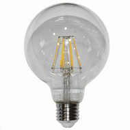 Λάμπα led Globe G95 Ø95mm E27 ισχύος 8W 230V ντιμαριζόμενη 2800k θερμό λευκό φως 1150lm