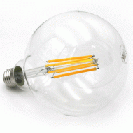 Λάμπα Led Cog Filament Globe διάφανη Ø125mm E27 16W 230V θερμό φως 2800k 2080lm δέσμης 360°