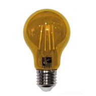 Διακοσμητική λάμπα led Α60 E27 αχλάδι ισχύος 6W 230V πορτοκαλί ceramic filament δέσμης 330°