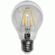 Διακοσμητική λάμπα led αχλάδι E27 8W 230V 2800k θερμό λευκό φως Α60 COG 1000Lm διάφανη Διακοσμητική λάμπα led αχλάδι E27 8W 230V 2800k θερμό λευκό φως Α60 COG 1000Lm διάφανη