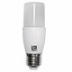 Λάμπα LED SMD σωλήνας Ε27 7W 230V 3000k θερμό λευκό φως 700lumen λευκό σώμα ματ γυαλί